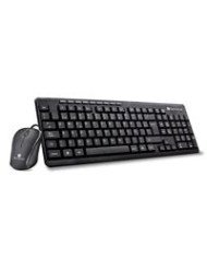 TECLADO MOUSE TECHZONE TZ19COMB01 LA ALAMBRICO USB ERGONOMICO NEGRO