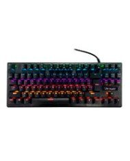 TECLADO MECANICO OCELOT GAMING OGMK02 SWITCH AZUL RGB 88 TECLAS ANTHIGOSTING USB COLOR NEGRO