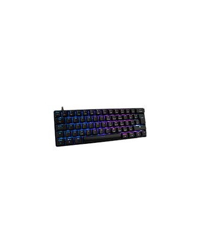 TECLADO GAMER BALAM RUSH DOMINATE GK550 ALAMBRICO USB MECANICO ILUMINACION RGB TECLAS PROGRAMABLES ESPAAOL 62 TECLAS NEGRO BR 9
