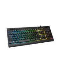 TECLADO ACTECK AUREAN PRO TA477G ALAMBRICO USB MULTIMEDIA ILUMINACION RGB ANTI GHOSTING 105 TECLAS MEMBRANA ESPAAOL NEGRO AC 93
