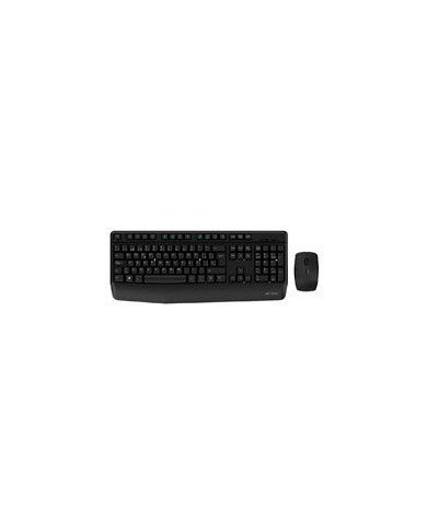 KIT ACTECK CREATOR PLUS MK465 TECLADO Y MOUSE INALAMBRICO RECEPTOR USB 105 TECLAS ERGONOMICO MULTIFUNCION WIN MAC IOS ANDROID O