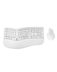 KIT ACTECK CREATOR VIRTUOS FITT MK770 TECLADO Y MOUSE VERTICAL INALAMBRICO USB MULTIMEDIA 118 TECLAS ESPAAOL RECARGABLE 2400 DP