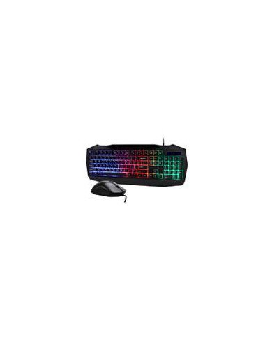 KIT TECLADO Y MOUSE BALAM RUSH SQUAD MASTER KTM333 MULTIMEDIA ERGONOMICO ALAMBRICO ILUMINACION ARCOIRIS MEMBRANA 3200 DPI WINDO