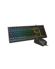 KIT ACTECK CREATOR AUREAN PRO MK477G TECLADO Y MOUSE ALAMBRICO ILUMINACION LED 105 TECLAS ANTI GOSTING MULTIMEDIA OPTICO 8000 D