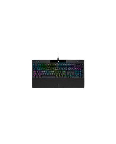 TECLADO CORSAIR K70 RGB PRO APTICO MECANICO LED RGB RETROILUMINADO CORSAIR OPX NEGRO TECLAS PBT NEGRAS INGLES CH 910941A NA