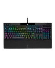 TECLADO CORSAIR K70 RGB PRO APTICO MECANICO LED RGB RETROILUMINADO CORSAIR OPX NEGRO TECLAS PBT NEGRAS INGLES CH 910941A NA