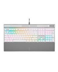 TECLADO CORSAIR K70 RGB PRO APTICO MECANICO LED RGB RETROILUMINADO CORSAIR OPX BLANCO TECLAS PBT BLANCAS INGLES CH 910951A NA