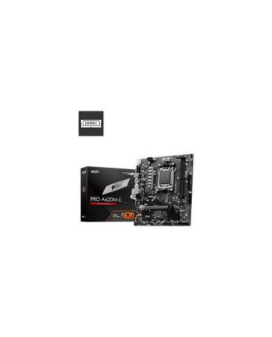 MB MSI PRO A620 AMD S AM5 S7000 GEN 4XDDR5 2933 DVI HDMI 4XUSB 31 M2 MICRO ATX GAMA MEDIA