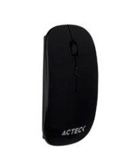 MOUSE ACTECK OPTIMIZE MI240 INALAMBRICO RECEPTOR USB OPTICO 1600 DPI AJUSTABLE NEGRO AC 928885
