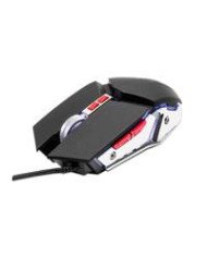 MOUSEMANHATTAN179348 OPTICO GAMING 7 BOTONES NEGRO PLATA 3200 DPI