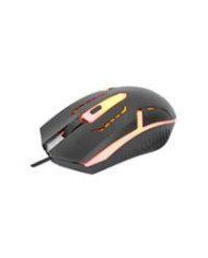 MOUSEMANHATTAN190206 OPTICO LUMINISCENTE RGB USB NEGRO