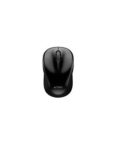 MOUSE ACTECK OPTIMIZE TRIP MI480 INALAMBRICO RECEPTOR USB LASER CLICK SILENCIOSO 1600 DPI NEGRO AC 934169