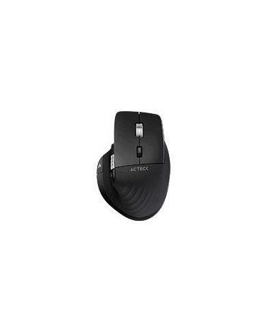 MOUSE ACTECK VIRTUOS PRO MI780 VERTICAL INALAMBRICO DUAL BLUETOOTH USB RECARGABLE SCROLL HORIZONTAL OPTICO 8 BOTONES 3200 DPI A
