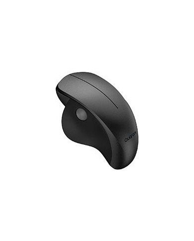 MOUSE INALMBRICO ERGONMICO SCROLL LATERAL QUARONI 3 SCROLL RECEPTOR 24 GHZ 1200 DPI PTICO BAJO CONSUMO NEGRO
