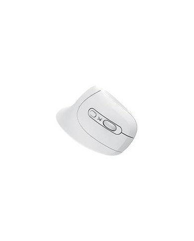 MOUSE VERTICAL INALAMBRICO 800 A 1200 DPI SILENCIOSO CONECTOR USB ERGONOMICO PERFECT CHOICE SNOUSE BLANCO