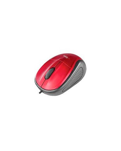 MOUSE ALAMBRICO OPTICO 1000 DPI CONECTOR USB WIN XP VISTA 7 8 10 11 MAC OS X EASY LINE BY PERFECT CHOICE ROJO