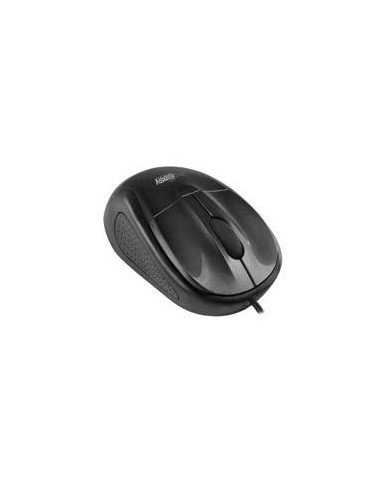 MOUSE ALAMBRICO OPTICO 1000 DPI CONECTOR USB WIN XP VISTA 7 8 10 11 MAC OS X EASY LINE BY PERFECT CHOICE NEGRO