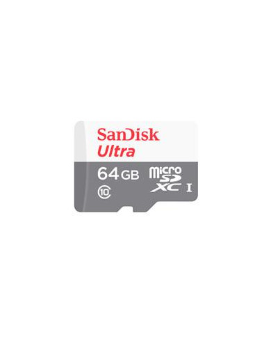 MEMORIA SANDISK MICRO SDXC 64GB ULTRA 100MB S CLASE 10 C ADAPTADOR