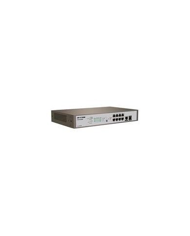 SWITCH TENDA PRO S8 150W ADMINISTRABLE 8 PUERTOS POE1 FIBRA OPTICA CAPA 3 L3 ETHERNET 10 100 1000 BASE T POE 1 PUERTO ETHERNET 